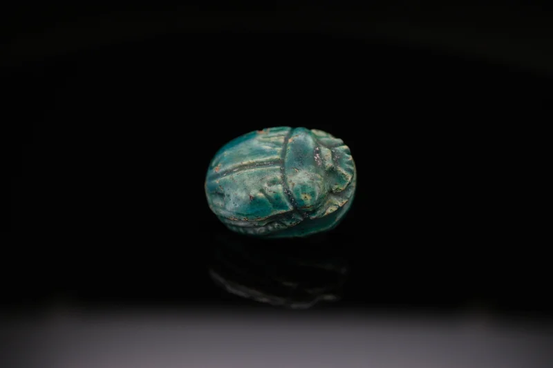 Egyptian Faience Scarab