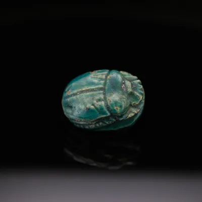 Egyptian Faience Scarab