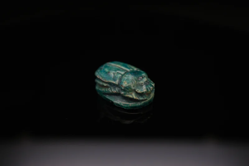 Egyptian Faience Scarab - Image 3