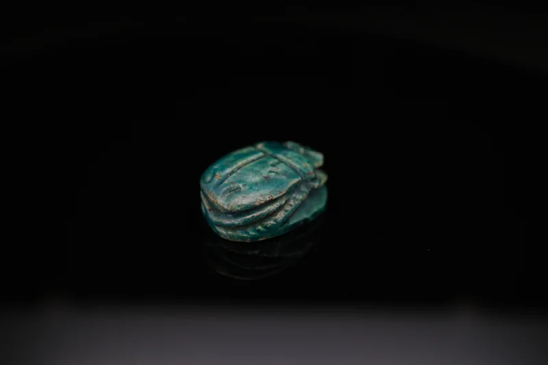 Egyptian Faience Scarab - Image 5
