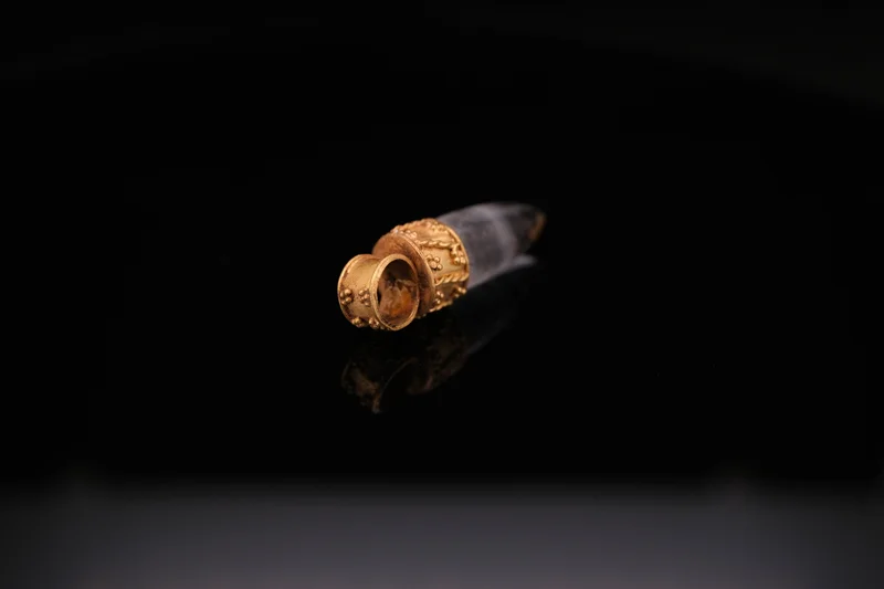 Gold & Rock Crystal Pendant - Image 4