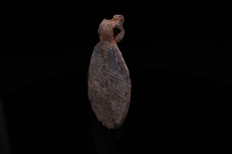 Lead Amulet with Magical Inscription - Image 2