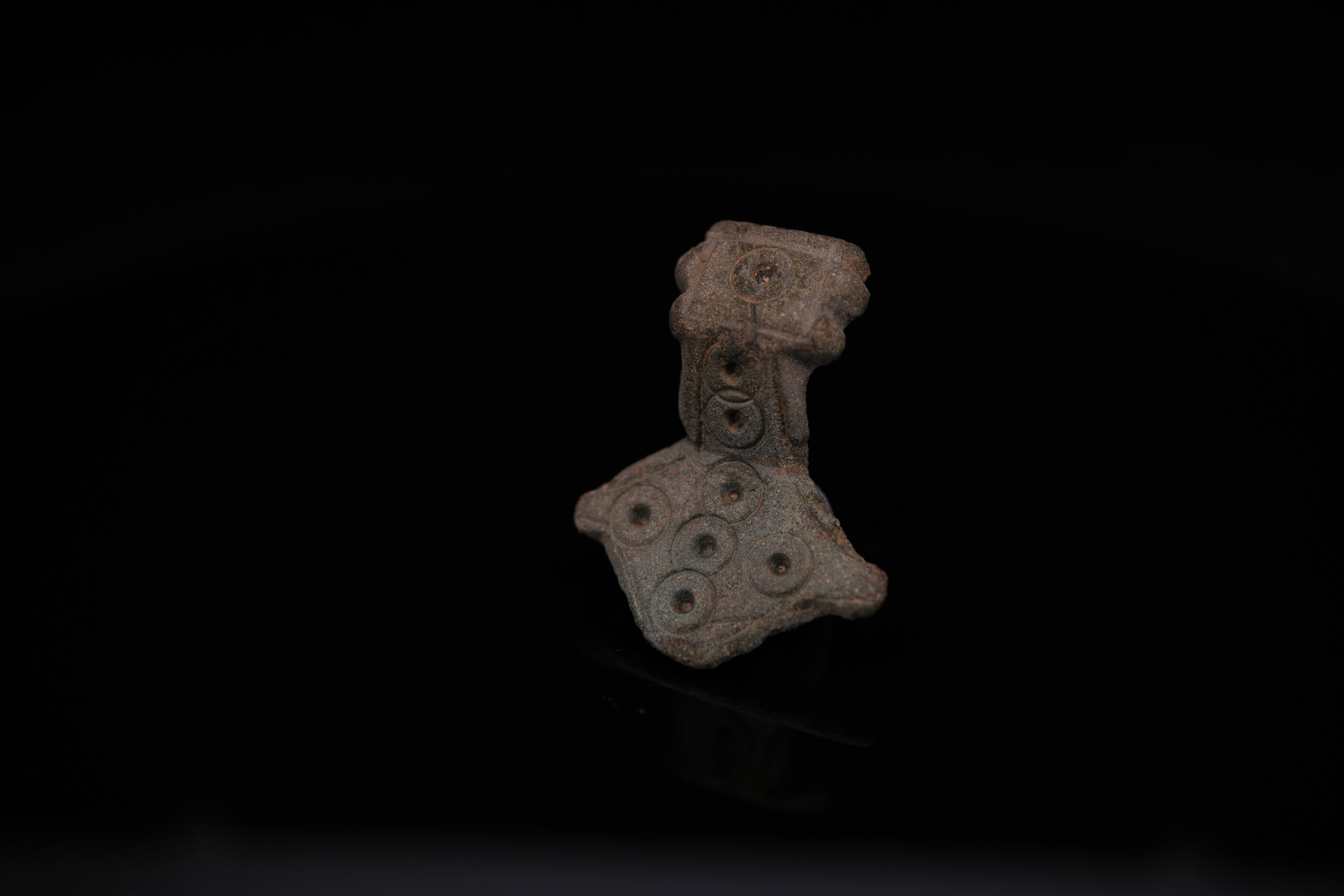 Roman Bronze Fibula Fragment - Image 2