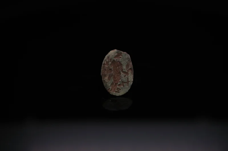 Bronze Ring Bezel with Tyche