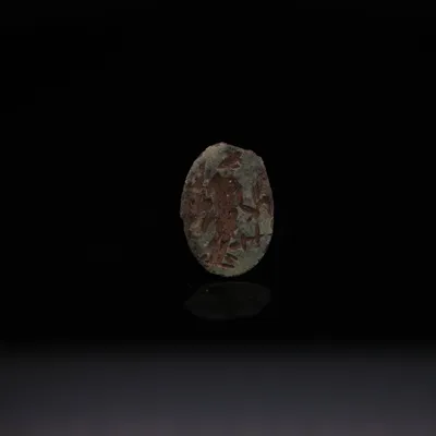 Bronze Ring Bezel with Tyche