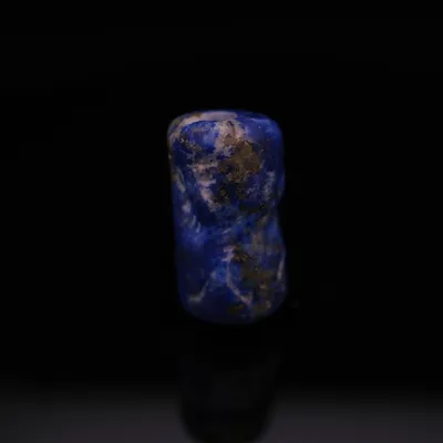 Uruk Period Lapis Lazuli Cylinder Seal