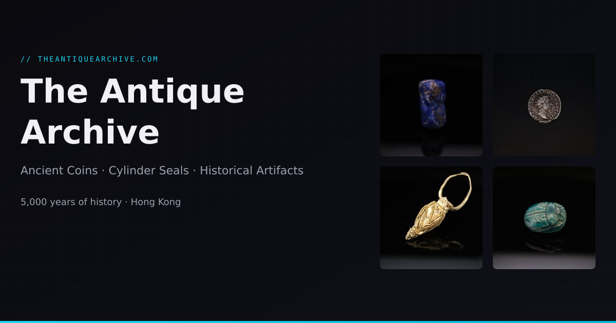 Ancient Token The Antique Archive | Ancient Coins, Cylinder Seals & Historical Artifacts